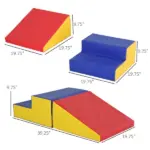 Climb and Crawl Foam Playset for Toddlers, 2 Piece, Soft Preschool Learning Toys - Image 3