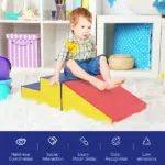 Climb and Crawl Foam Playset for Toddlers, 2 Piece, Soft Preschool Learning Toys - Image 6