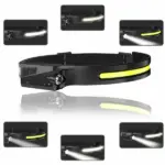 Rechargeable COB XPE LED Headlamp 350 Lumens with Motion Sensor - Image 8