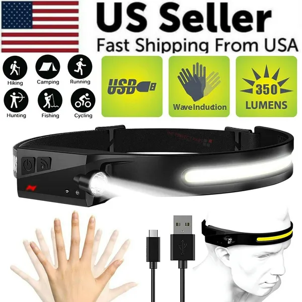 cob-led-headlamp-usb-rechargeable-headlight-torch-work-light-bar-head-band-lamp-6.webp Rechargeable COB XPE LED Headlamp 350 Lumens with Motion Sensor - Image 1