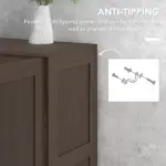 Coffee Pantry Cupboard Cabinet with Storage Shelves for Kitchen Organization - Image 6