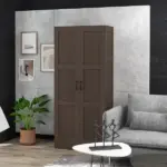 Coffee Pantry Cupboard Cabinet with Storage Shelves for Kitchen Organization - Image 10