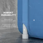 Outsunny Portable 79.25 Gallon Ice Bath Tub with Insulated Cover and Carry Bag Dark Blue - Image 5