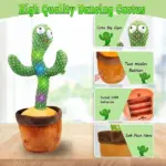 Dancing Talking Cactus Plush Toy with Recording and Music Playback - Image 5