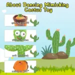 Dancing Talking Cactus Plush Toy with Recording and Music Playback - Image 8