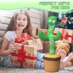 Dancing Talking Cactus Plush Toy with Recording and Music Playback - Image 2