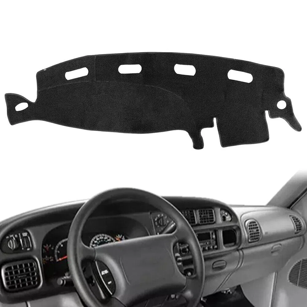Dashboard Cover Mat Compatible with 1998-2001 Dodge Ram 1500 2500 3500