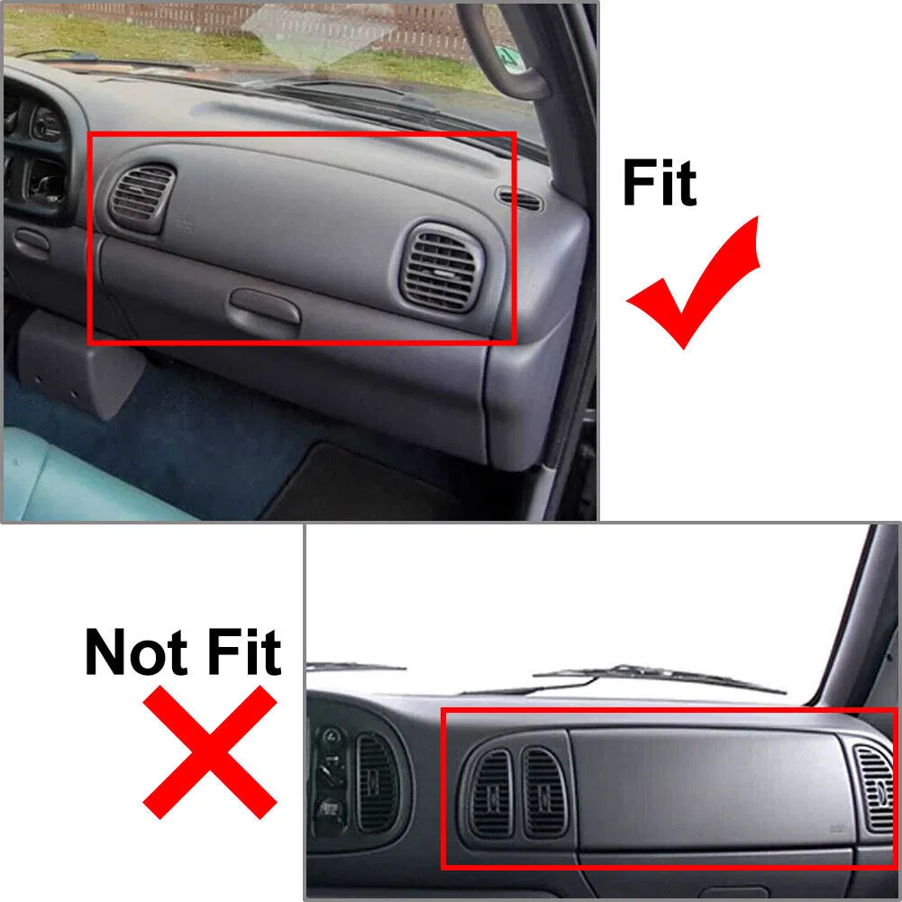 Dashboard Cover Mat Compatible with 1998-2001 Dodge Ram 1500 2500 3500