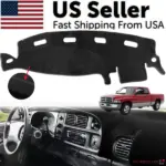 Dashboard Cover Mat Compatible with 1998-2001 Dodge Ram 1500 2500 3500