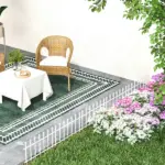 Outsunny Decorative Garden Border Panels 5 Pack Flower Bed Edging White Yard Fencing - Image 8