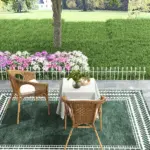 Outsunny Decorative Garden Border Panels 5 Pack Flower Bed Edging White Yard Fencing - Image 9