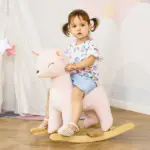 Deer Animal Rocking Horse Plush Toy, for Kids 36-72 Months with Realistic Sounds, Child Rocker - Image 2
