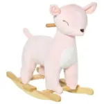 Deer Animal Rocking Horse Plush Toy, for Kids 36-72 Months with Realistic Sounds, Child Rocker