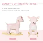 Deer Animal Rocking Horse Plush Toy, for Kids 36-72 Months with Realistic Sounds, Child Rocker - Image 5