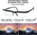 Dial Adjustable Focus Reading Glasses with Variable Lens Strength - Image 2
