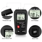 Digital Wood Moisture Meter 0-99.9 Percent for Lumber Firewood and Paper - Image 2