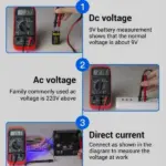 XL830L Digital Multimeter for AC DC Voltage DC Current Resistance and Diode Testing - Image 9