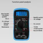 XL830L Digital Multimeter for AC DC Voltage DC Current Resistance and Diode Testing - Image 8