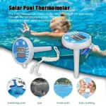 Solar Powered Floating Digital Pool Spa Thermometer with Max Min Display - Image 2