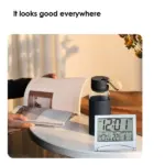 Foldable Digital Travel Alarm Clock with Temperature Display - Image 7