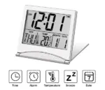 Foldable Digital Travel Alarm Clock with Temperature Display - Image 13