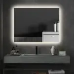 Dimmable Bathroom Mirror with Lights, 37" x 35" Backlit LED Mirror w/ Anti-Fog, Memory and Infinite Color Temperature - Image 10