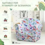 Dinosaur Kids Armchair with Thick Padding for Playroom - Image 6