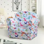 Dinosaur Kids Armchair with Thick Padding for Playroom - Image 10