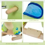 Dinosaur Rocking Horse, Plush, Realistic Sounds, Green, Adventure and Fun Ride-On Toy for Kids - Image 7