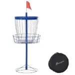 Disc Golf Catcher 24-Chain Portable Lightweight with Carry Bag Blue for Outdoor Pursuits - Image 11