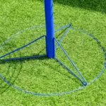 Disc Golf Catcher 24-Chain Portable Lightweight with Carry Bag Blue for Outdoor Pursuits - Image 9