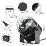 Sound Activated LED Disco Party Light with Remote and Strobe Effects - Image 7