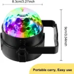 Sound Activated LED Disco Party Light with Remote and Strobe Effects - Image 8