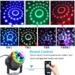 Sound Activated LED Disco Party Light with Remote and Strobe Effects - Image 11