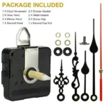Quartz Clock Movement Replacement Mechanism and Hands Kit - Image 11