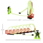 DIY Criss-Cross Track Set with Luminous Effect, Spider Model Pull-back Car, for Ages 3-6, Green, Red - Image 3