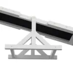 Dog Agility Equipment Wooden Seesaw White for Training and Exercise - Image 8