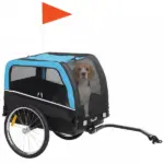Dog Bike Trailer, Pet Cart Bicycle Carrier with 20" Air Tires, Quick-Release Wheels, Reflectors, Flag - Image 11