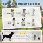 Dog Bike Trailer, Pet Cart Bicycle Carrier with 20" Air Tires, Quick-Release Wheels, Reflectors, Flag - Image 6