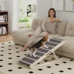 Dog Ramp for Couch, Foldable Pet Ramp for Small to Large Dog, 4 Adjustable Height from 16" to 23.5" - Image 2