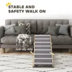 Dog Ramp for Couch, Foldable Pet Ramp for Small to Large Dog, 4 Adjustable Height from 16" to 23.5" - Image 5
