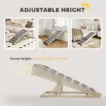 Dog Ramp for Couch, Foldable Pet Ramp for Small to Large Dog, 4 Adjustable Height from 16" to 23.5" - Image 6