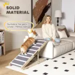 Dog Ramp for Couch, Foldable Pet Ramp for Small to Large Dog, 4 Adjustable Height from 16" to 23.5" - Image 7