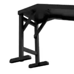 Dog Ramp w/ Non-Slip Carpet and Top Platform, 74" x 16" x 25", Black - Image 9