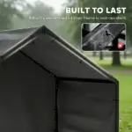 Dog Shade Shelter Outdoor, Dog House Outside with Canopy, Pet Tent for Small Medium Large Breeds - Image 3