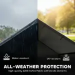 Dog Shade Shelter Outdoor, Dog House Outside with Canopy, Pet Tent for Small Medium Large Breeds - Image 4