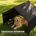 Dog Shade Shelter Outdoor, Dog House Outside with Canopy, Pet Tent for Small Medium Large Breeds - Image 6