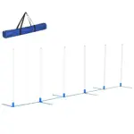 PawHut Dog Weave Pole Set, Agility Starter Kit for Outdoor Exercise Training - Image 14