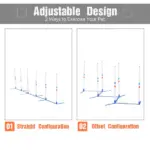 PawHut Dog Weave Pole Set, Agility Starter Kit for Outdoor Exercise Training - Image 4