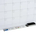 Dry Erase Glass Whiteboard Calendar, 35"x23" Monthly Planner, Frameless, with Markers and Eraser for Home Office - Image 7